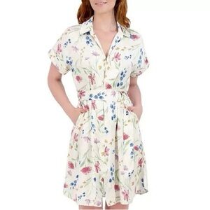 French Connection Floral Print dress with POCKETS ✨